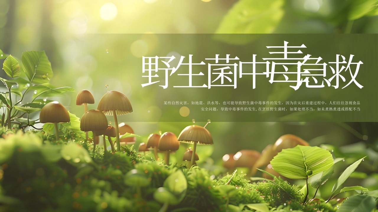 B1182野生菌中毒急救-白衣资料网