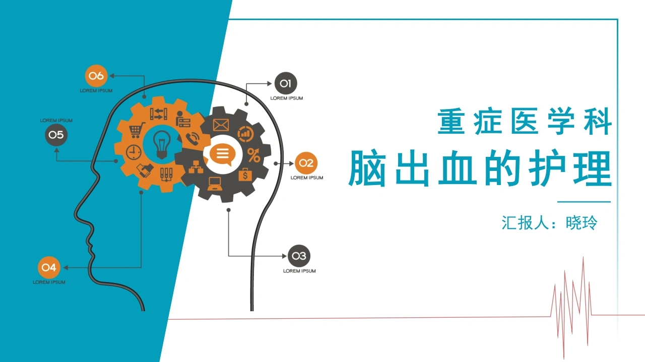 C1109重症医学科脑出血护理PPT-白衣资料网