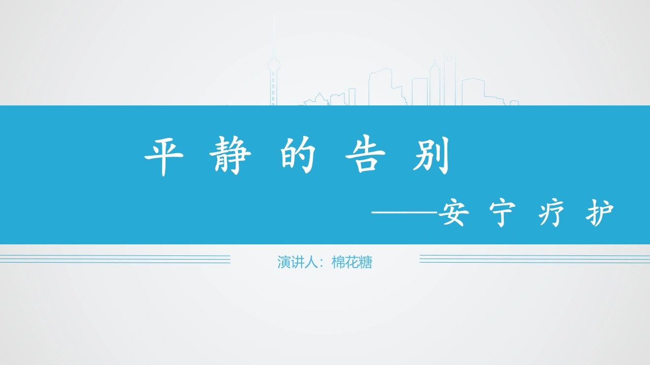 C481平静的告别安宁护PPT