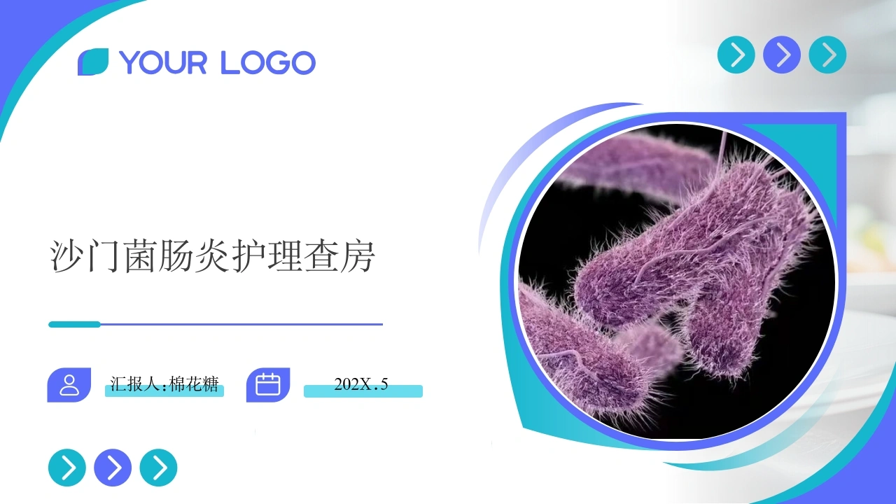C554沙门菌肠炎护理查房带参考文献PPT-白衣资料网