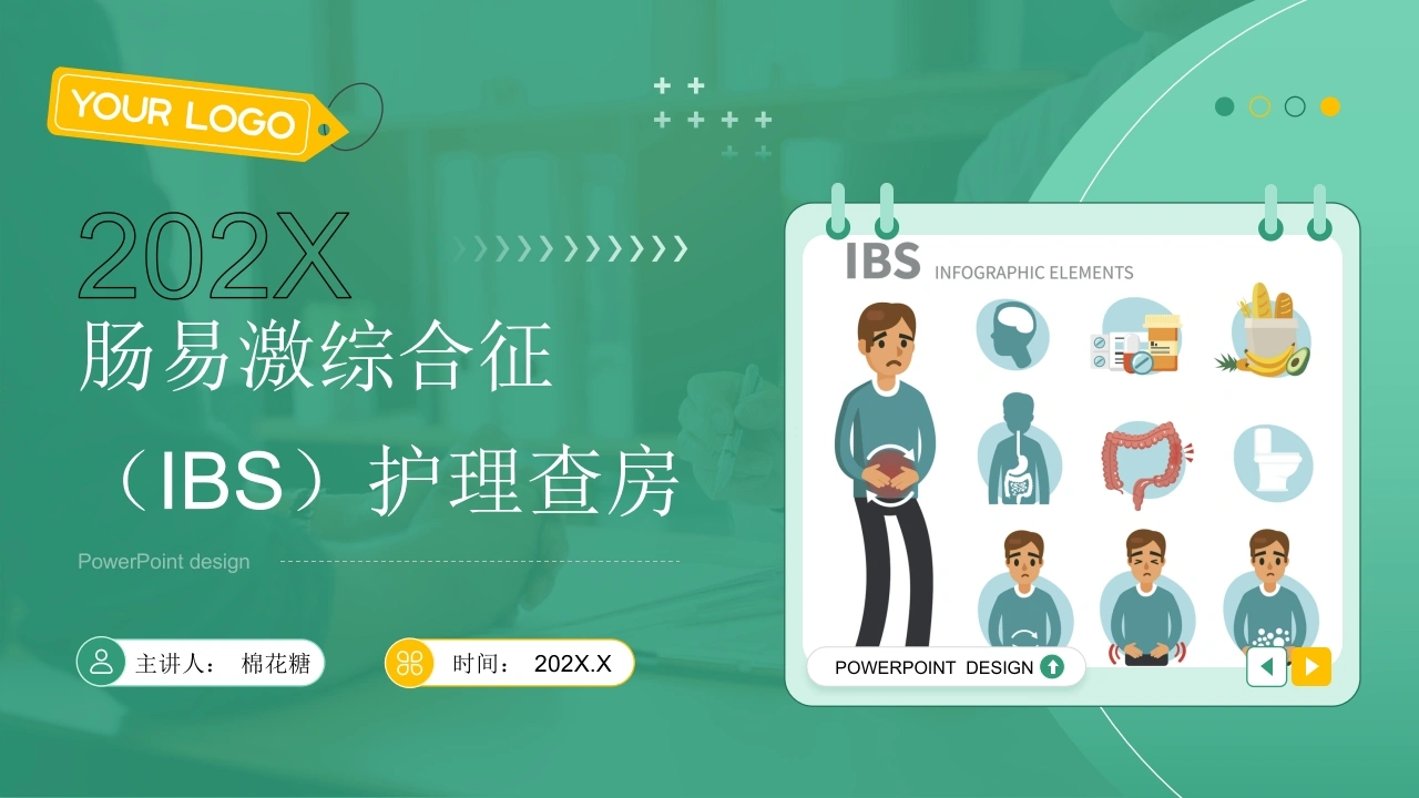 C793肠易激综合征（IBS）护理查房带参考文献PPT-白衣资料网