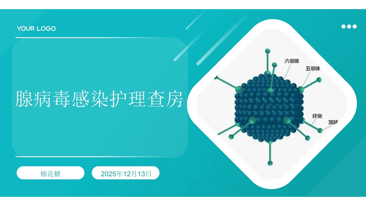 C809腺病毒感染护理查房带参考文献PPT