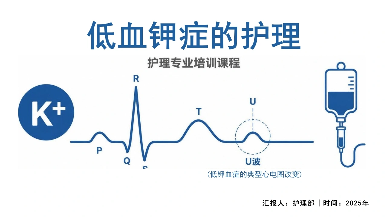 低血钾症的护理-25页-白衣资料网
