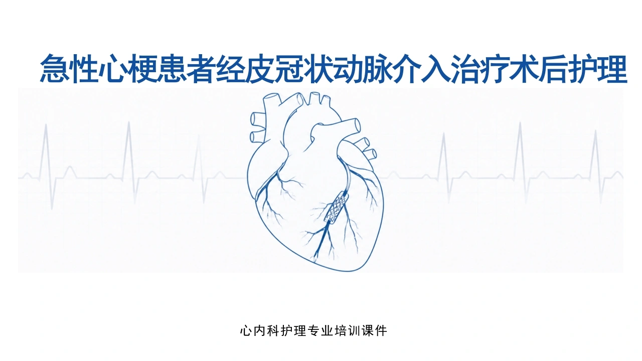 急性心梗患者经皮冠状动脉介入治疗术后护理-28页-白衣资料网