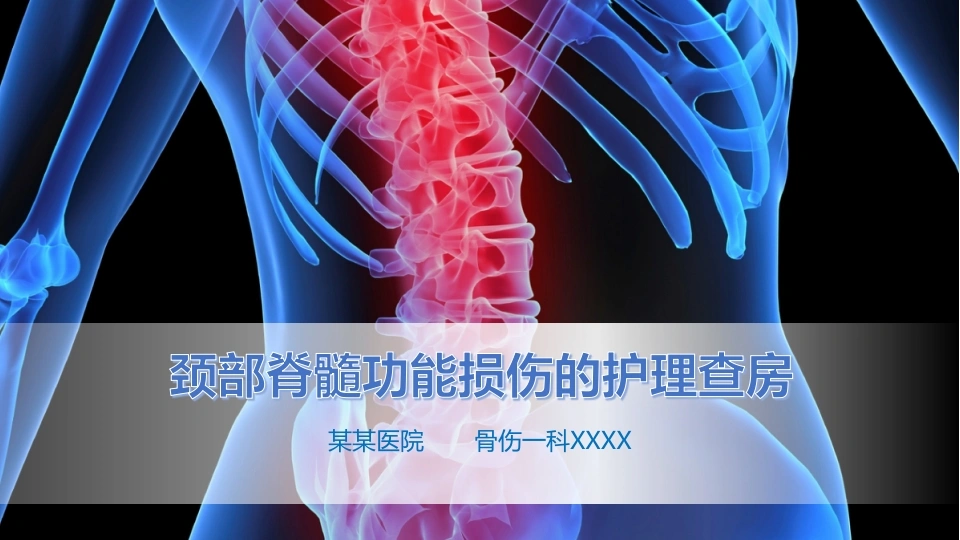 脊髓损伤的护理查房B169-白衣资料网