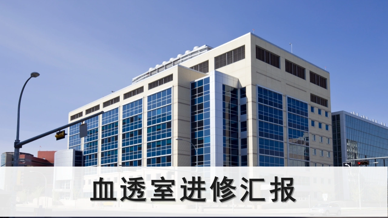 血透室进修汇报B229-白衣资料网