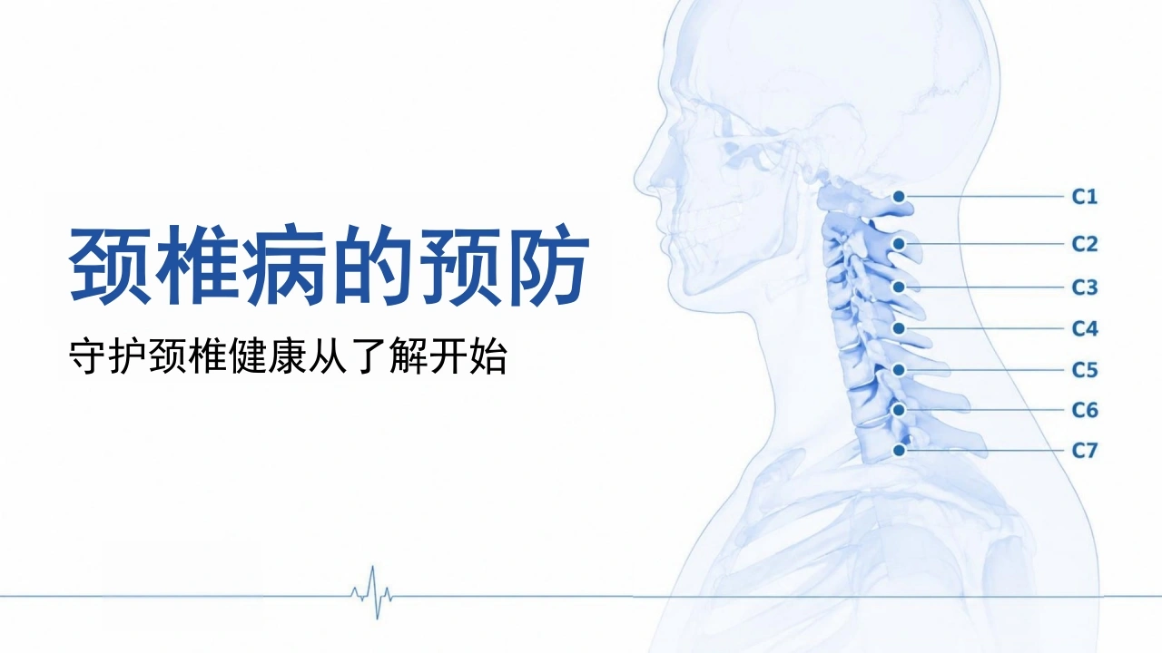 颈椎病的预防-30页-白衣资料网